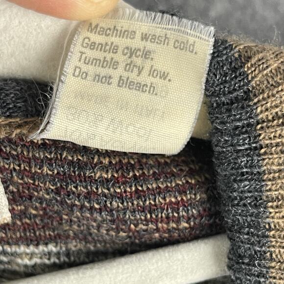 VTG Murano Sweater Vest Mens XL Wool Blend V Neck Italy Made Grandpa Academia - Picture 8 of 13